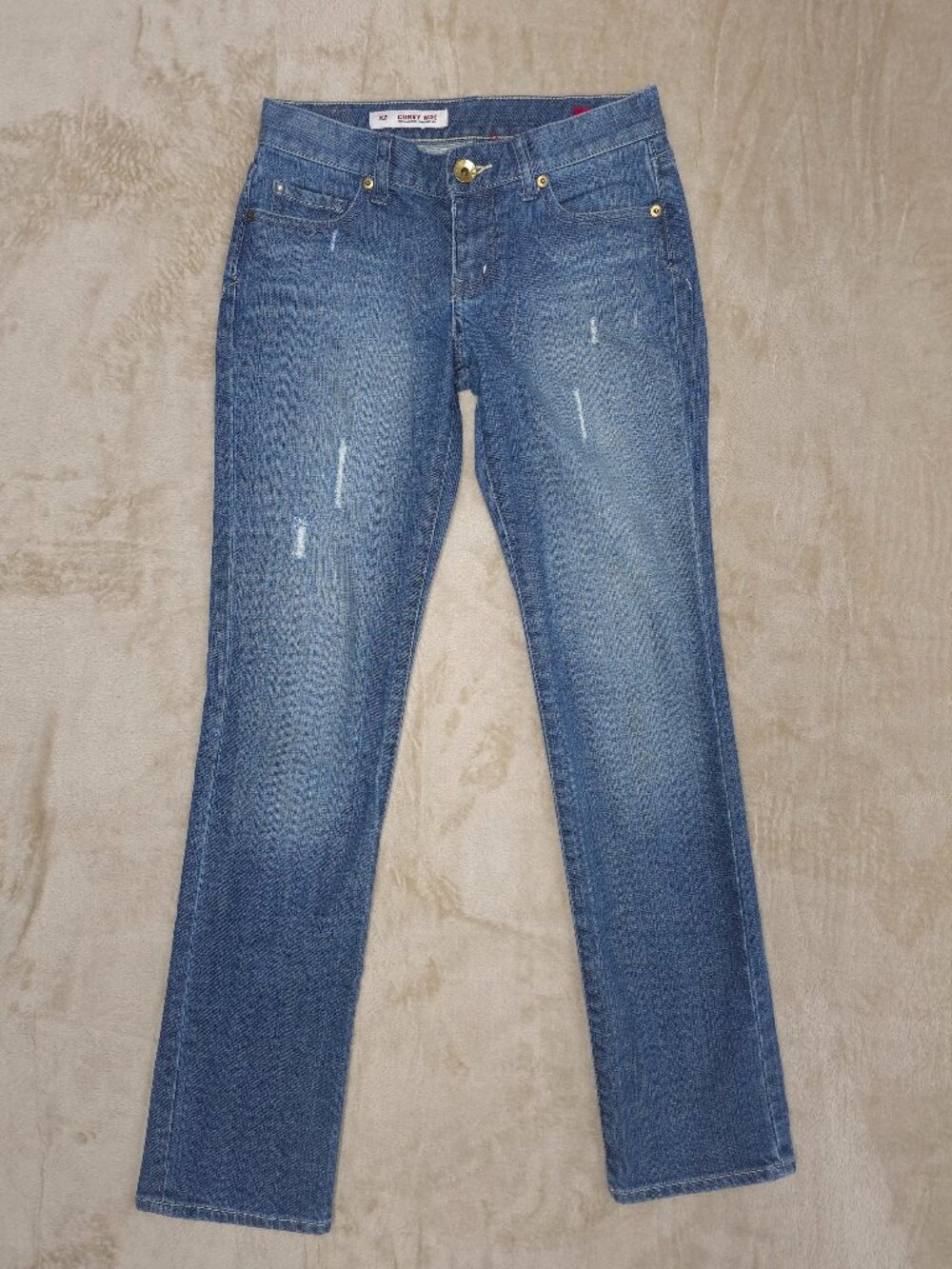 X2 Quality Denim Women's 0 Curvy W31 Straight Leg Y2K Jeans